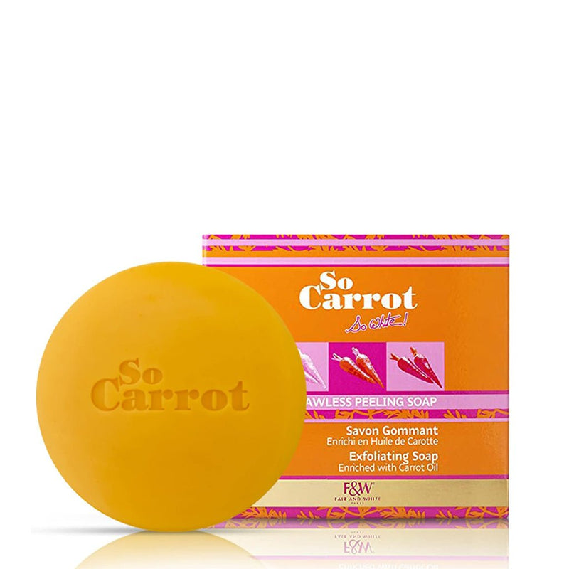 Fair & White So Carrot Exfoliating Soap 200g, Fair & White Paris, Beautizone UK