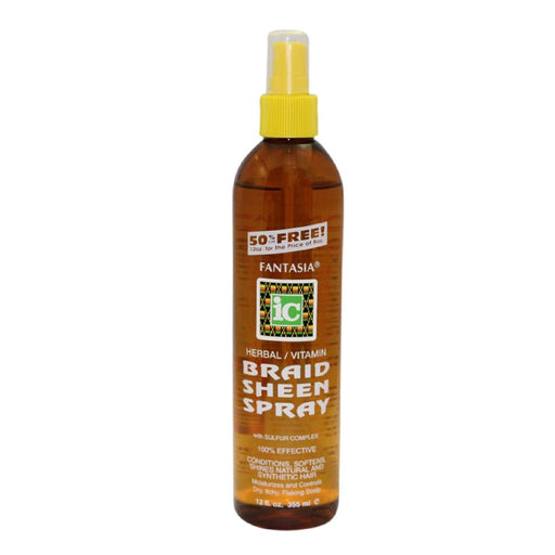 Fantasia Herbal Vitamin Braid Sheen Spray 355ml, Ic Fantasia, Beautizone UK