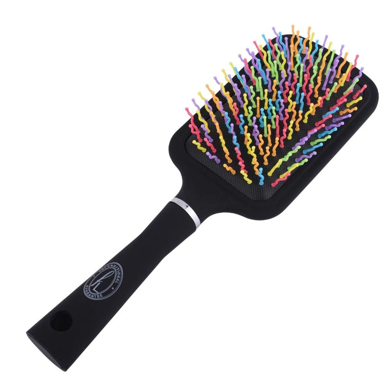 Fine Lines Rainbow Paddle Brush