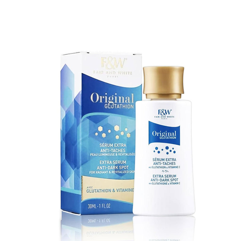 F&W Original Glutathione Anti Dark Spot Extra Serum 30ml, Fair & White Paris, Beautizone UK