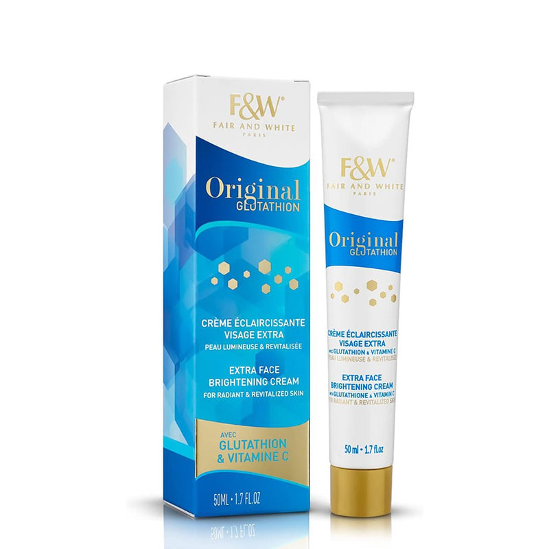 F&W Original Glutathione Brightening Face Cream 50ml, Fair & White Paris, Beautizone UK