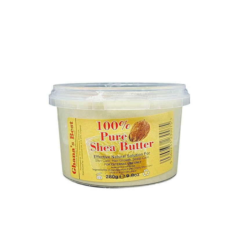 Ghana's Best Easy Melt 100% Pure Shea Butter White All Sizes, Ghana Shea butter, Beautizone UK
