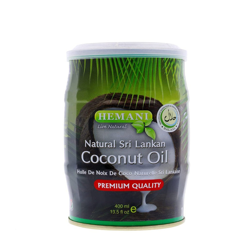 Hemani Coconut Oil Pure and Natural 400ml, Hemani, Beautizone UK