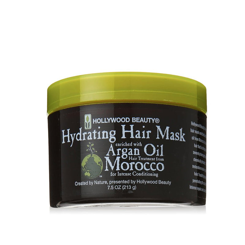Hollywood Beauty Moroccan Argan Oil Hydrating Hair Mask 213g, Hollywood Beauty, Beautizone UK