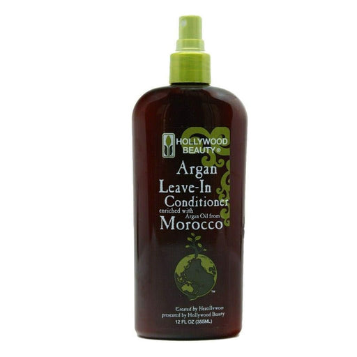Hollywood Beauty Moroccan Argan Oil Leave in Conditioner 355ml, Hollywood Beauty, Beautizone UK