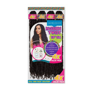 Impression Bulk l Passion Twist l Locs l Pre Looped l Crochet Hair l 4x Value Pack l 18" Lengths, Impression, Beautizone UK