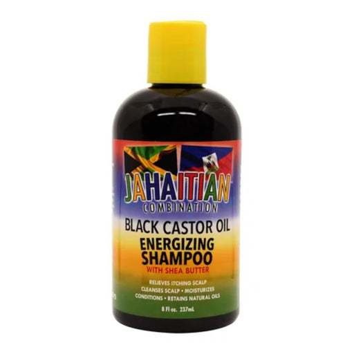 Jahaitian Black Castor Oil Energizing Shampoo with Shea Butter 8oz, Jahaitian, Beautizone UK