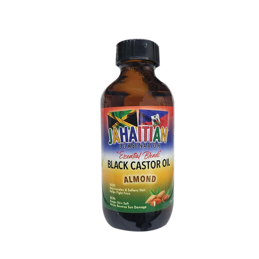 Jahaitian Essential Blend Black Castor Oil & Almond 118ml, Jahaitian, Beautizone UK