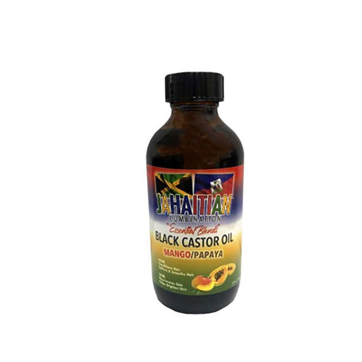 Jahaitian Essential Blend Black Castor Oil & Mango/Papaya 118ml, Jahaitian, Beautizone UK