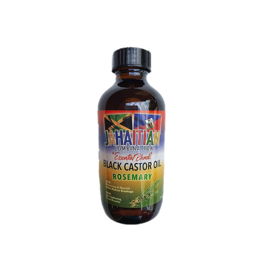 Jahaitian Essential Blend Black Castor Oil & Rosemary 118ml, Jahaitian, Beautizone UK
