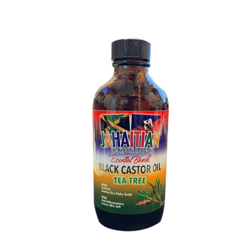 Jahaitian Essential Blend Black Castor Oil & Tea Tree 118ml, Jahaitian, Beautizone UK