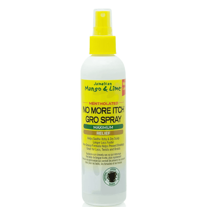 Jamaican Mango & Lime Mentholated No More Itch Gro Spray 237ml, Jamaican Mango & Lime, Beautizone UK