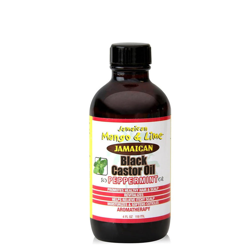 Jamaican Mango & Lime Peppermint Jamaican Black Castor Oil 118ml, Jamaican Mango & Lime, Beautizone UK