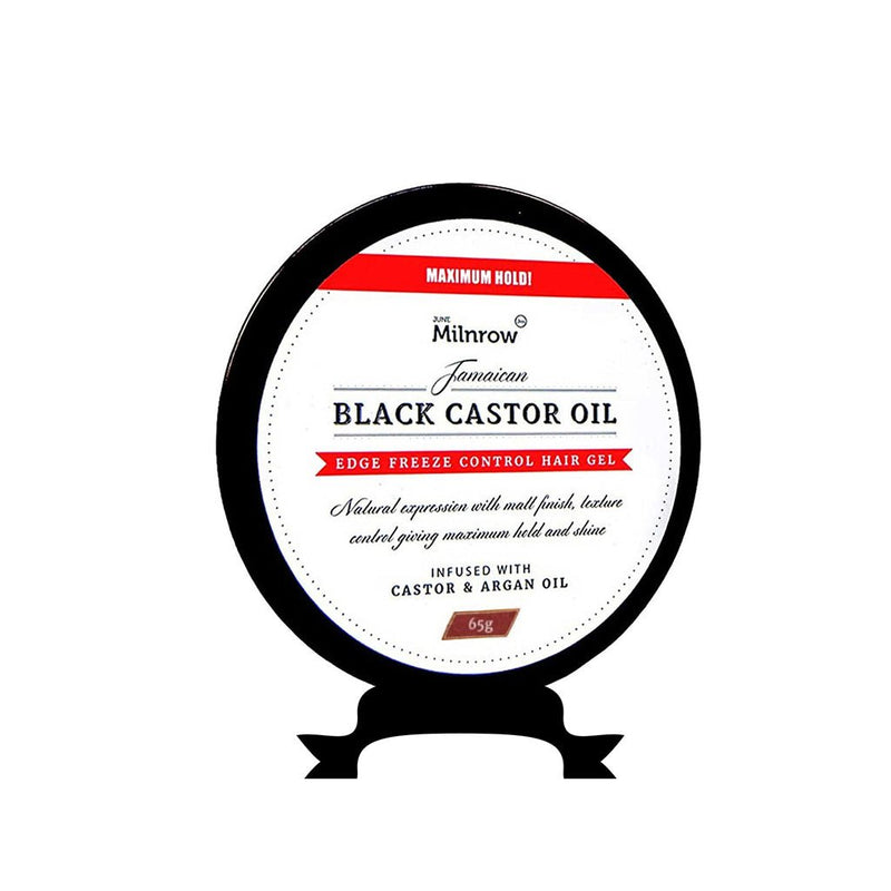 June Milnrow Jamaican Black Castor Oil Edge Control Maximum Hold 65g, June Milnrow, Beautizone UK