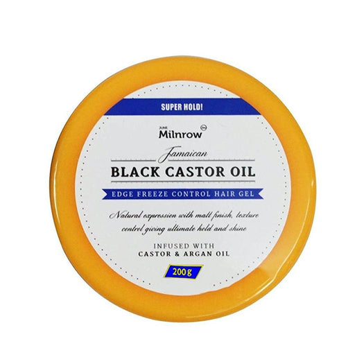 June Milnrow Jamaican Black Castor Oil Edge Control Super Hold 200g, June Milnrow, Beautizone UK