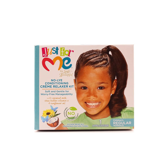 Just For Me No Lye Conditioning Creme Relaxer Kit - Regular, Just For Me, Beautizone UK