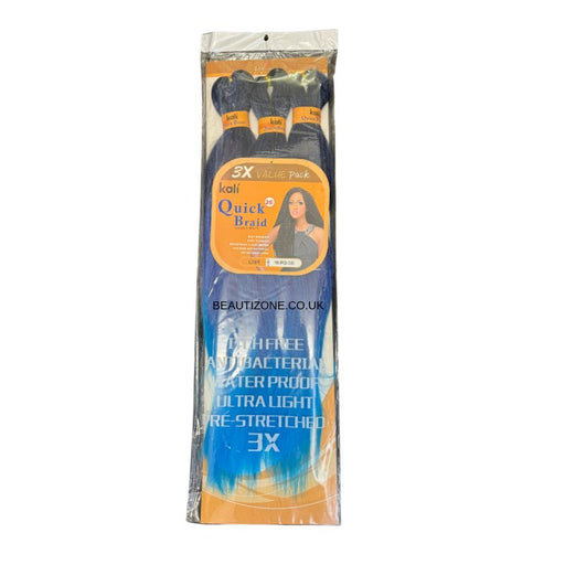 Kali Essential Spetra Pre Stretched Quick Braid 3x Pack Value 26" Length, Kali Essential, Beautizone UK