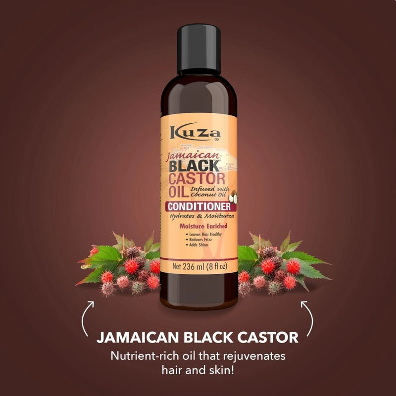 Kuza Jamaican Black Castor Oil Conditioner 237ml, Kuza, Beautizone UK