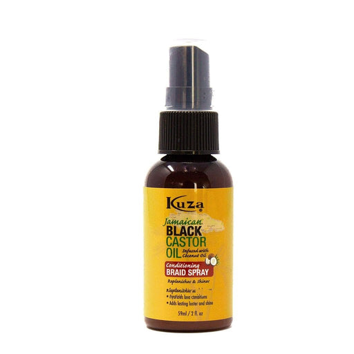 Kuza Jamaican Black Castor Oil Conditiong Braid Spray 59ml, Kuza, Beautizone UK