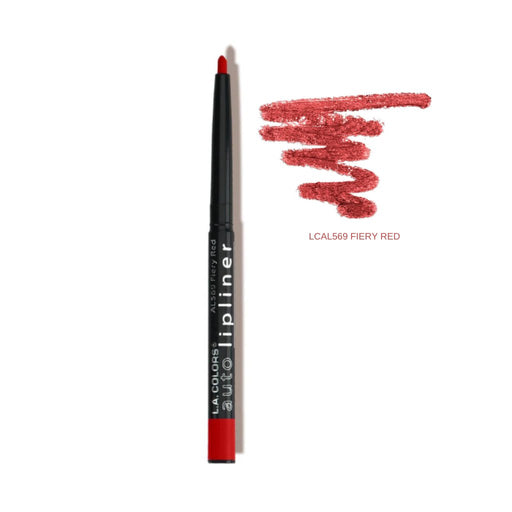 LA Colors Auto Lip Pencil - Fiercy Red, LA Colors, Beautizone UK