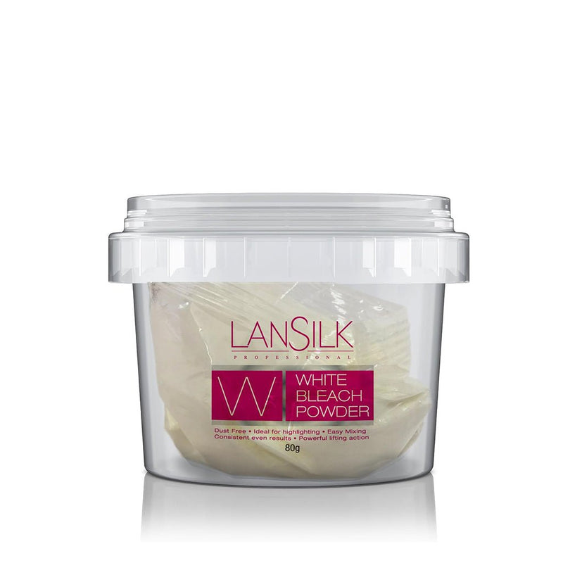 Lansilk Bleach Powder White 80g, Lansilk, Beautizone UK