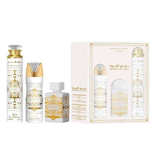 Lattafa Bade'e Al Oud Honor & Glory Gift Set, Lattafa, Beautizone UK