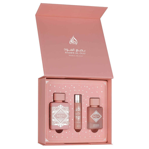 Lattafa Badee Al Oud Noble Blush fragrance Gift Set, Lattafa, Beautizone UK