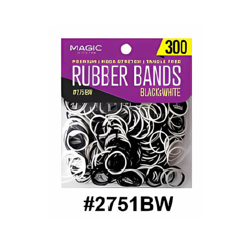 Magic 300Pcs Black&White Rubber Band #2751BW, Magic Accessories, Beautizone UK