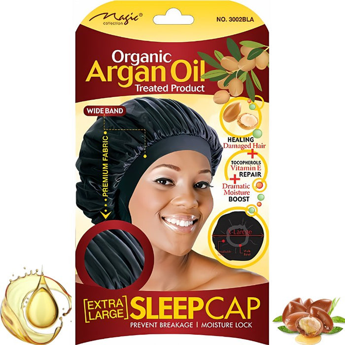 Magic Argan Oil Extra Large Sleep Cap #3002BLA, Magic Accessories, Beautizone UK