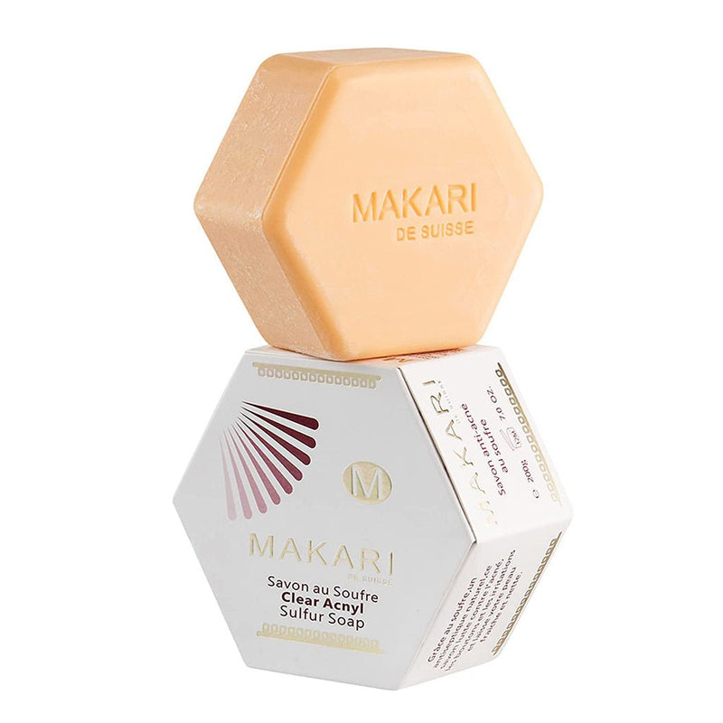 Makari Clear Acnyl Antiacneic Sulphur Soap 200g, Makari, Beautizone UK