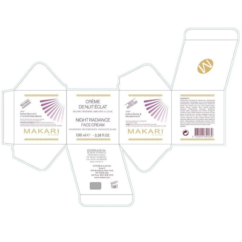 Makari Night Treatment Cream 100ml, Makari, Beautizone UK