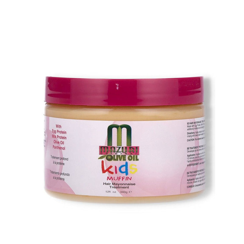 Mazuri Kids Olive Oil Muffin Hair Mayonnaise Treatment 340g, Mazuri, Beautizone UK