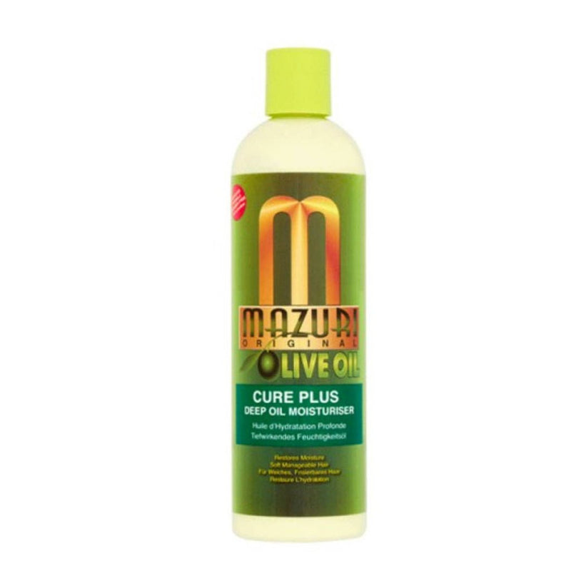 Mazuri Olive Oil Cure Plus Deep Oil Moisturiser 355ml, Mazuri, Beautizone UK