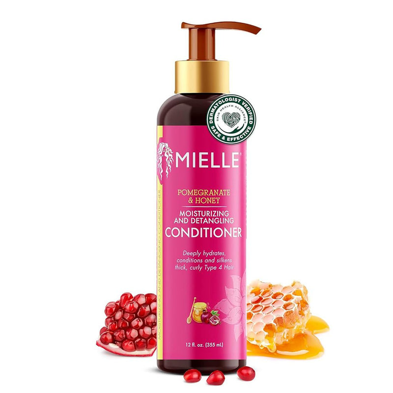 Mielle Organics Pomegranate & Honey Moisturizing and Detangling Conditioner 355ml, Mielle Organics, Beautizone UK