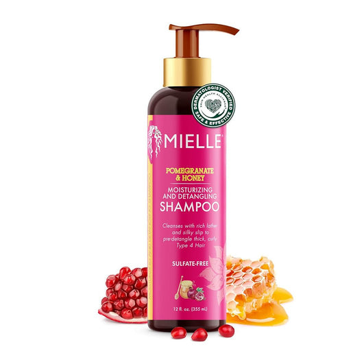 Mielle Organics Pomegranate & Honey Moisturizing and Detangling Shampoo 355ml, Mielle Organics, Beautizone UK