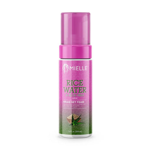 Mielle Rice Water & Aloe Vera Braid Set Foam 7.5 fl.oz/222ml, Mielle Organics, Beautizone UK