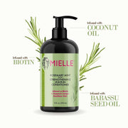 Mielle Rosemary Mint Strengthening Leave - In Conditioner 355ml, Mielle Organics, Beautizone UK