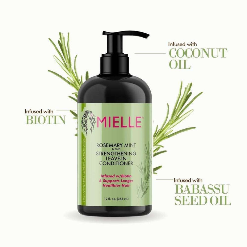 Mielle Rosemary Mint Strengthening Leave - In Conditioner 355ml, Mielle Organics, Beautizone UK