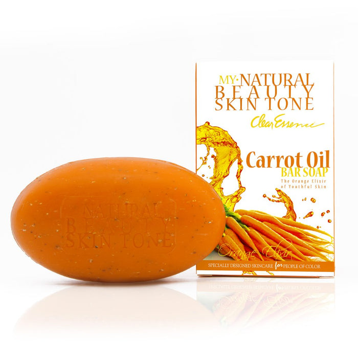 My Natural Beauty Skin Tone Carrot Oil Soap 6.1oz (173g), Clear Essence, Beautizone UK