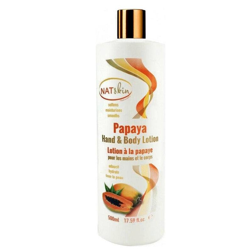 Natskin Papaya Hand & Body Lotion 500ml, Nat Skin, Beautizone UK