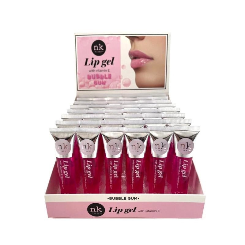 Nicka K Nk Lip Gloss Bubblegum Box of 48 Pieces, NICKA K, Beautizone UK