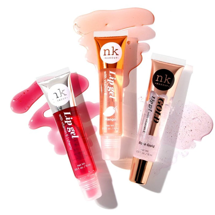 NK - Nicka K Lip Gel/ Lip Gloss with Vitamin E 15ML Tube All Flavours, NICKA K, Beautizone UK