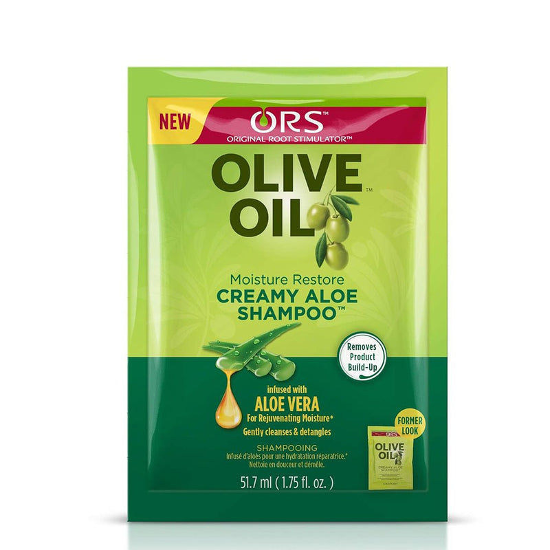 Organic Root Stimulator Olive Oil Creamy Aloe Shampoo - 51.7ml, ORS, Beautizone UK