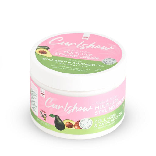 ORS Olive Curlshow Multi - Use Styling Cream Infused with Collagen & Avocado 340g, ORS, Beautizone UK