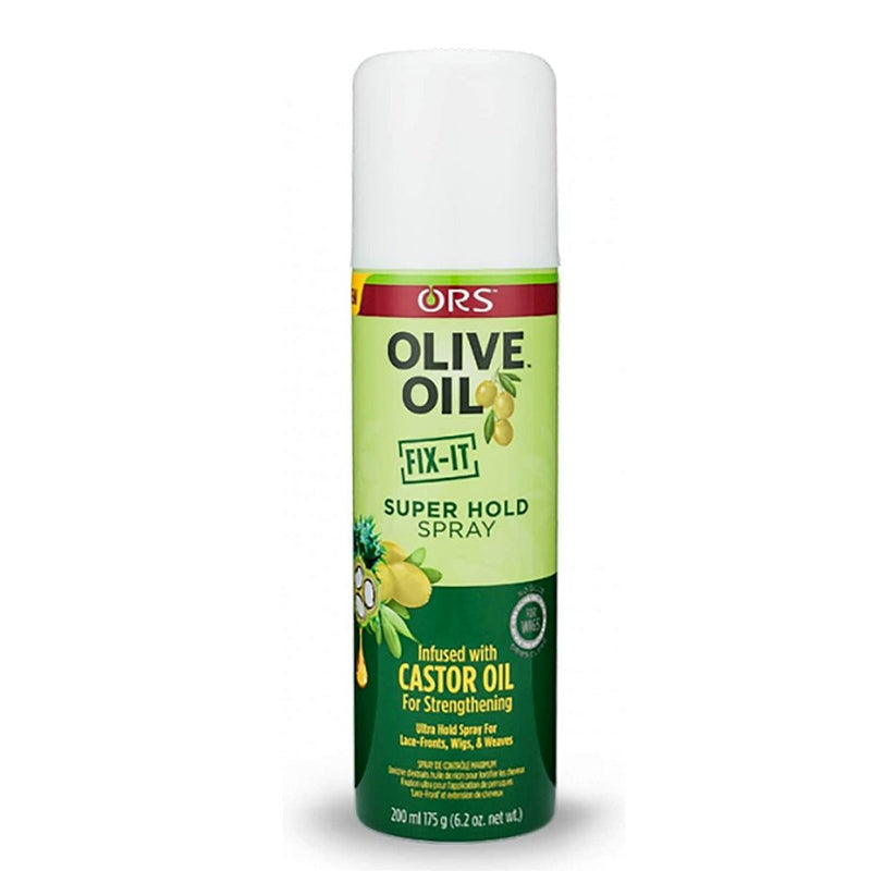 ORS Olive Oil Fix It Super Hold Spray with Castor Oil 200ml, ORS, Beautizone UK