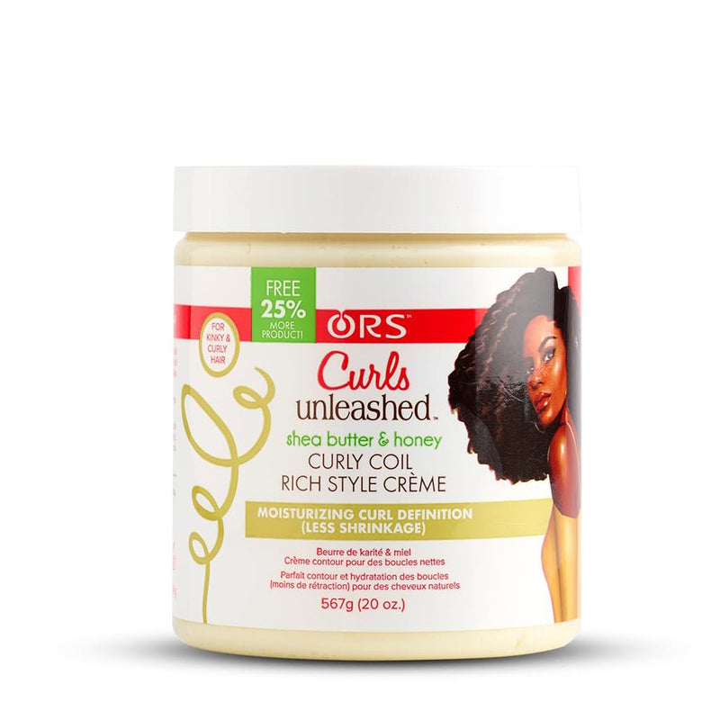 ORS Unleashed Shea Butter & Honey Curl Coil Rich Creme 567g, ORS, Beautizone UK
