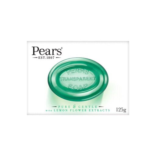 Pears Oil Clear With Lemon Flower Extract Soap 125g, Pears, Beautizone UK