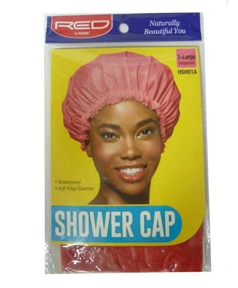 Red By Kiss Waterproof Shower Cap Assorted HSH01A, Red By Kiss, Beautizone UK