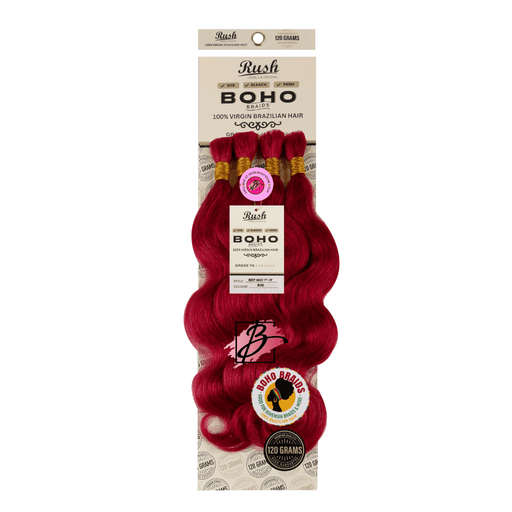 Rush 100% Brazilian Boho Braid 17” - 19” Body Wave 120g, Rush, Beautizone UK