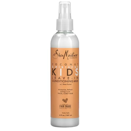 SheaMoisture, Coconut & Hibiscus Kids leave in Conditioning Milk, 8 fl oz (237 ml), SHEA MOISTURE, Beautizone UK